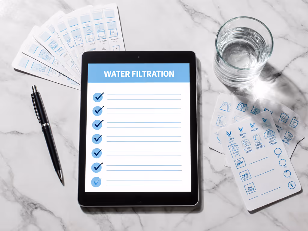 checklist_for_renal_water_filtration