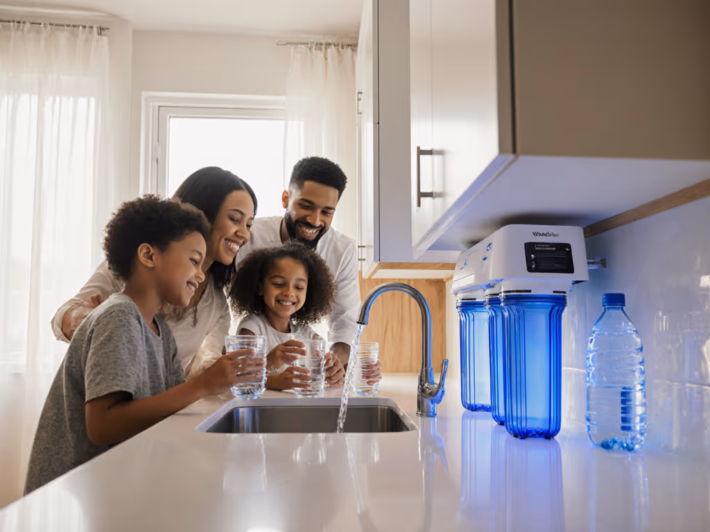 family_using_water_filter